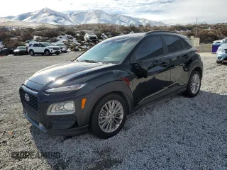 2021 Hyundai Kona SEL Plus with VIN KM8K6CAA1MU742059, listed as a Copart auction lot 45395195 with 52,502 mi miles and Salvage Title. Bid and sale history available at carsss.com. Image 1.