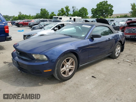 2012 Ford Mustang V6 with VIN 1ZVBP8EMXC5218384, listed as a Copart auction lot 58591915 with 162,572 mi miles and Salvage title. Bid and sale history available at DreamBid. Image 1.