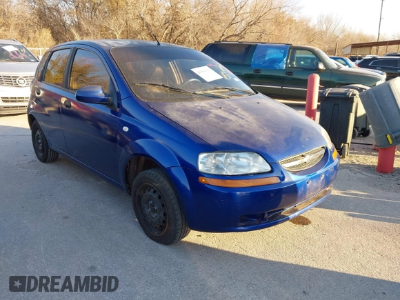 2008 Chevrolet Aveo LS with VIN KL1TD66648B222113, listed as a IAAI auction lot 41384996 with 135,794 mi miles and . Bid and sale history available at DreamBid. Image 1.