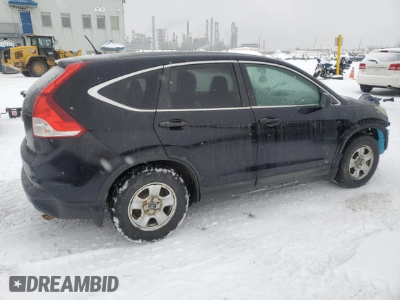 2013 Honda CR-V LX with VIN 2HKRM3H30DH000150, listed as a Copart auction lot 46115035 with 269,820 mi miles and Salvage Title. Bid and sale history available at carsss.com. Image 3.