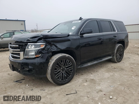 2020 Chevrolet Tahoe Commercial z VIN 1GNLCDEC1LR177579, wystawiony jako Copart lot #42612945 z przebiegiem 63 526 mil mil oraz Szkoda całkowita • Salvage title. Historia ofert i sprzedaży dostępna na DreamBid. Obrazek 1.