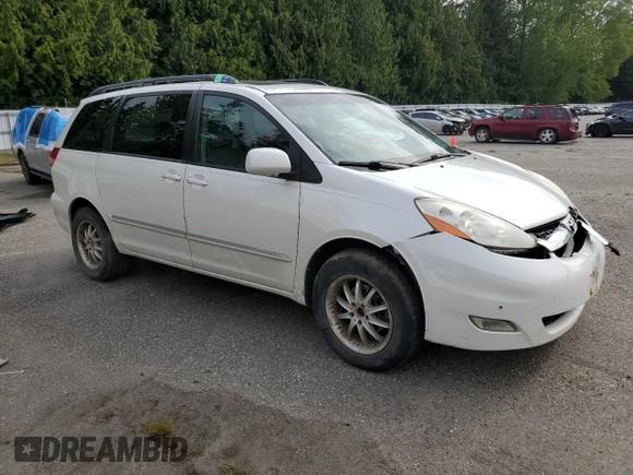 2006 Toyota Sienna XLE with VIN 5TDBA22CX6S076131, listed as a Copart auction lot 55117205 with 198,841 mi miles and Salvage Title. Bid and sale history available at DreamBid. Image 4.