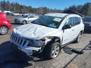 2014 Jeep Compass Sport with VIN 1C4NJDBBXED530808, listed as a IAAI auction lot 41748218 with 78,861 mi miles. Bid and sale history available at carsss.com. Image 17.