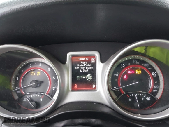 2014 Dodge Journey SE with VIN 3C4PDCAB0ET182376, listed as a IAAI auction lot 41569006 with 106,024 mi miles and . Bid and sale history available at DreamBid. Image 7.