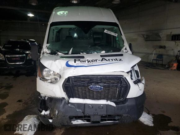 2022 Ford Transit Cargo with VIN 1FTBR2X80NKA68123, listed as a Copart auction lot 45157175 with 72,668 mi miles and Non Repairable. Bid and sale history available at DreamBid. Image 5.