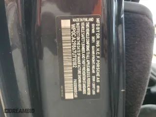 2007 Porsche Boxster with VIN WP0CA29867U710182, listed as a Copart auction lot 76179114 with 0 mi miles and Clean Title. Bid and sale history available at carsss.com. Image 12.
