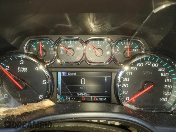 2016 Chevrolet Silverado 1500 LT with VIN 1GCVKREC2GZ267704, listed as a Copart auction lot 42228345 with 94,945 mi miles and Salvage Title. Bid and sale history available at DreamBid. Image 9.