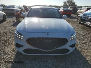 2023 Genesis G70 3.3T with VIN KMTG54TE3PU113251, listed as a Copart auction lot 52675895 with 20,969 mi miles and Salvage title. Bid and sale history available at DreamBid. Image 5.