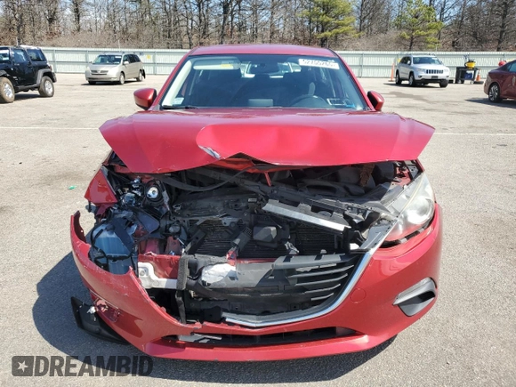 2016 Mazda 3 i Sport with VIN JM1BM1J78G1328821, listed as a Copart auction lot 52765265 with 155,804 mi miles and Salvage Title. Bid and sale history available at DreamBid. Image 5.