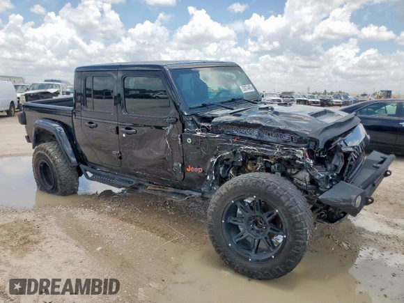 2022 Jeep Gladiator Mojave with VIN 1C6JJTEG6NL164679, listed as a Copart auction lot 53874465 with 35,820 mi miles and Salvage title. Bid and sale history available at DreamBid. Image 4.