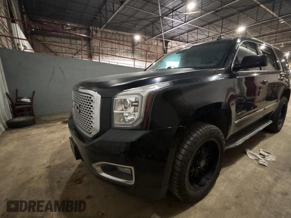 2015 GMC Yukon Denali with VIN 1GKS2CKJ6FR615557, listed as a Copart auction lot 53944465 with 150,605 mi miles and Clean Title. Bid and sale history available at carsss.com. Image 2.