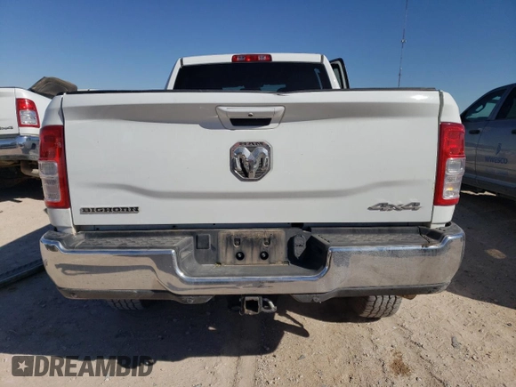 2022 Ram 2500 Big Horn with VIN 3C6UR5DLXNG322180, listed as a Copart auction lot 89375355 with 24,129 mi miles and Salvage Title. Bid and sale history available at carsss.com. Image 6.