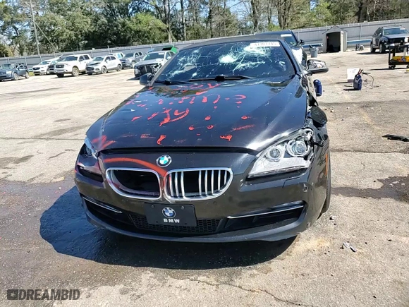 2012 BMW 6 Series 650i with VIN WBALZ3C53CDL70543, listed as a Copart auction lot 47107745 with 95,616 mi miles and Salvage Title. Bid and sale history available at carsss.com. Image 13.