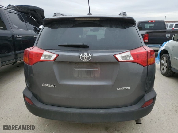 2015 Toyota RAV4 Limited with VIN 2T3YFREV5FW193518, listed as a Copart auction lot 45805105 with 51,663 mi miles and Salvage Title. Bid and sale history available at carsss.com. Image 6.