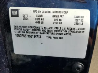 2005 Cadillac CTS z VIN 1G6DP567150114713, wystawiony jako Copart lot #58413445 z przebiegiem 71 927 mil mil oraz Szkoda całkowita • Salvage title. Historia ofert i sprzedaży dostępna na DreamBid. Obrazek 12.