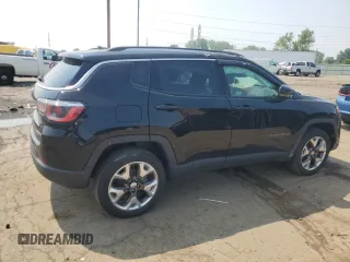 2019 Jeep Compass Limited z VIN 3C4NJDCB0KT647592, wystawiony jako Copart lot #64810305 z przebiegiem 68 518 mil mil oraz Czysty tytuł • Clean title. Historia ofert i sprzedaży dostępna na DreamBid. Obrazek 3.