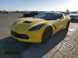 2016 Chevrolet Corvette Z51 2LT with VIN 1G1YK2D78G5121980, listed as a Copart auction lot 56662664 with 0 mi miles and Salvage Title. Bid and sale history available at carsss.com. Image 1.
