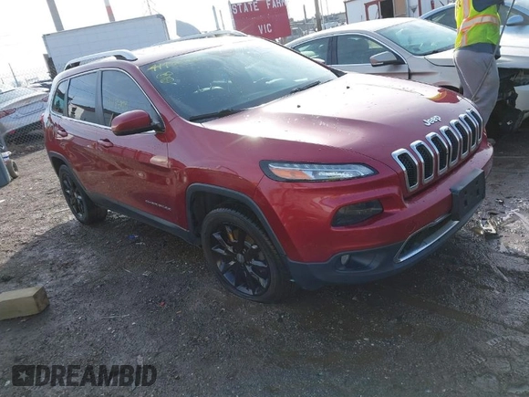2015 Jeep Cherokee Limited with VIN 1C4PJLDS8FW516802, listed as a IAAI auction lot 41486920 with 110,911 mi miles and . Bid and sale history available at DreamBid. Image 1.