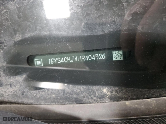 2017 Cadillac Escalade Premium Luxury with VIN 1GYS4CKJ4HR404926, listed as a Copart auction lot 42757615 with 119,640 mi miles and Salvage Title. Bid and sale history available at carsss.com. Image 13.