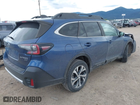 2021 Subaru Outback Limited XT with VIN 4S4BTGND4M3224537, listed as a IAAI auction lot 42302024 with 57,286 mi miles and . Bid and sale history available at DreamBid. Image 4.