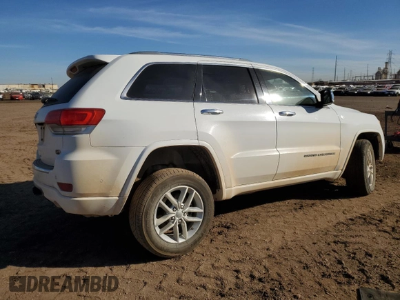 2017 Jeep Grand Cherokee Overland with VIN 1C4RJFCG2HC834328, listed as a Copart auction lot 78094644 with 86,706 mi miles and Salvage Title. Bid and sale history available at carsss.com. Image 3.