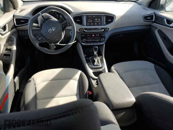 2017 Hyundai Ioniq Blue with VIN KMHC65LC1HU022362, listed as a Copart auction lot 49693105 with 102,550 mi miles and Salvage Title. Bid and sale history available at DreamBid. Image 8.