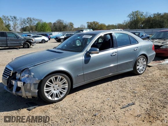 2007 Mercedes-Benz E-Class 3.5L with VIN WDBUF56X17B161312, listed as a Copart auction lot 49688565 with 100,844 mi miles and Non Repairable. Bid and sale history available at carsss.com. Image 1.