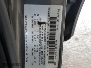 2011 Mazda Mazda3 s Sport with VIN JM1BL1K61B1375643, listed as a Copart auction lot 50792095 with 109,290 mi miles and Salvage Title. Bid and sale history available at carsss.com. Image 12.