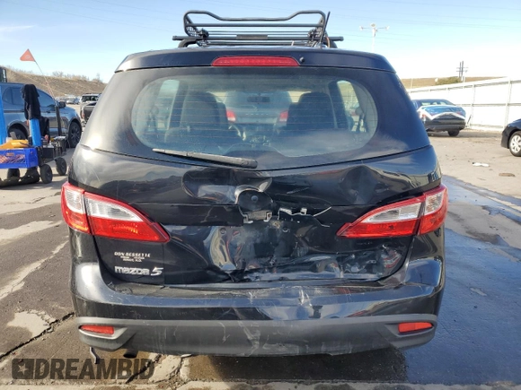 2013 Mazda 5 Sport with VIN JM1CW2BL1D0160845, listed as a Copart auction lot 48895075 with 64,527 mi miles and Salvage Title. Bid and sale history available at DreamBid. Image 6.