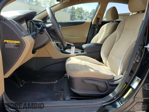 2012 Hyundai Sonata GLS with VIN 5NPEB4AC0CH362921, listed as a Copart auction lot 50721305 with 204,606 mi miles and Salvage Title. Bid and sale history available at carsss.com. Image 7.