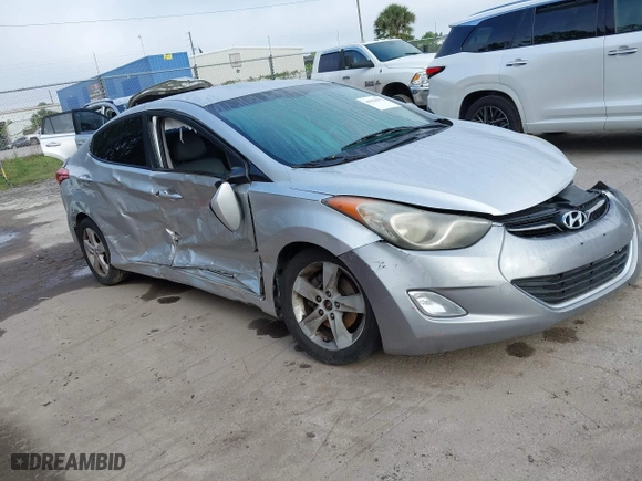 2011 Hyundai Elantra Ltd with VIN KMHDH4AE2BU148377, listed as a IAAI auction lot 41925933 with 189,669 mi miles. Bid and sale history available at carsss.com. Image 1.