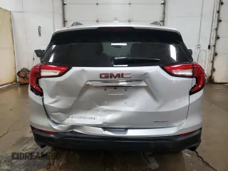 2022 GMC Terrain SLE with VIN 3GKALTEV3NL249523, listed as a Copart auction lot 56472945 with 27,620 mi miles and Salvage title. Bid and sale history available at DreamBid. Image 6.