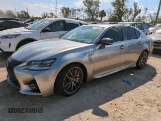2016 Lexus GS F with VIN JTHBP1BL0GA000777, listed as a Copart auction lot 75013834 with 0 mi miles and Non Repairable. Bid and sale history available at carsss.com. Image 1.