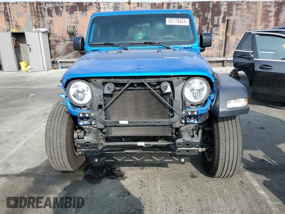 2023 Jeep Wrangler Sport Altitude with VIN 1C4HJXDN6PW541088, listed as a Copart auction lot 82178424 with 30,675 mi miles and Salvage Title. Bid and sale history available at DreamBid. Image 5.
