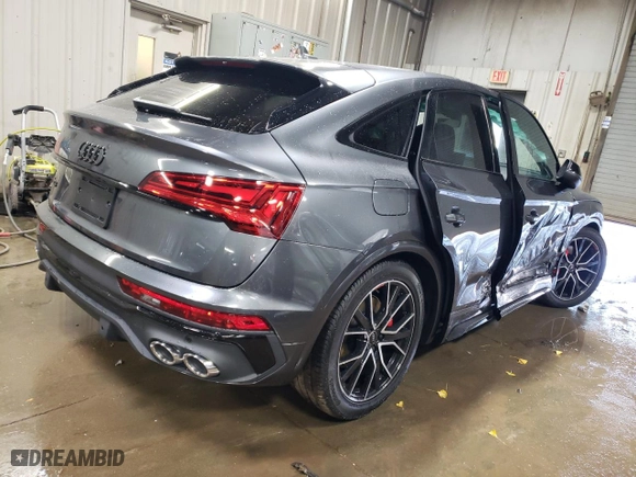 2024 Audi SQ5 Sportback Premium Plus with VIN WA124AFY0R2138097, listed as a Copart auction lot 79885334 with 73 mi miles and Salvage Title. Bid and sale history available at carsss.com. Image 3.