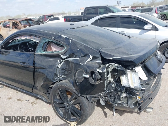 2015 Ford Mustang EcoBoost with VIN 1FA6P8THXF5395540, listed as a IAAI auction lot 41812384 with 118,150 mi miles and . Bid and sale history available at carsss.com. Image 17.