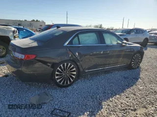 2019 Lincoln Continental Black Label with VIN 1LN6L9BC3K5600509, listed as a Copart auction lot 42010935 with Not Provided miles and Salvage Title. Bid and sale history available at carsss.com. Image 3.