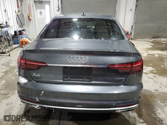 2020 Audi A4 Premium Plus with VIN WAUENAF46LN008471, listed as a Copart auction lot 45737095 with 81,183 mi miles and Salvage title. Bid and sale history available at DreamBid. Image 6.