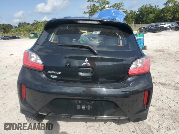 2021 Mitsubishi Mirage ES with VIN ML32AUHJ6MH012612, listed as a Copart auction lot 60129265 with 62,846 mi miles and Non repairable. Bid and sale history available at DreamBid. Image 6.