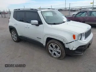 2018 Jeep Renegade Limited with VIN ZACCJADB6JPH99693, listed as a IAAI auction lot 41206945 with 52,865 mi miles and . Bid and sale history available at DreamBid. Image 1.