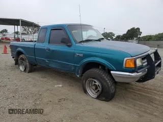 1993 Ford Ranger XLT with VIN 1FTDR15X8PPA52934, listed as a Copart auction lot 75348384 with 259,945 mi miles and Salvage Title. Bid and sale history available at DreamBid. Image 4.