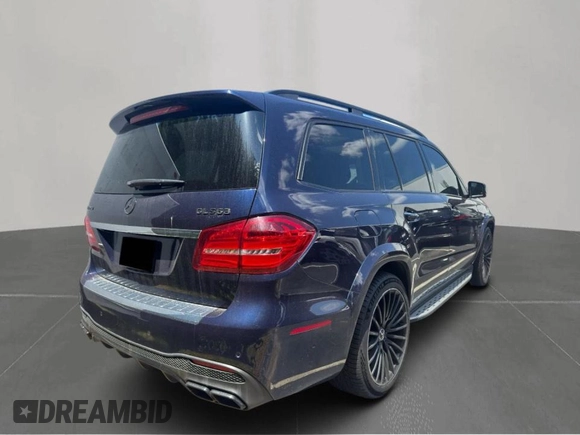2019 Mercedes-Benz GLS 63 AMG z VIN 4JGDF7FE6KB221214, wystawiony jako Copart lot #62882855 z przebiegiem 61 466 mil mil oraz Czysty tytuł • Clean title. Historia ofert i sprzedaży dostępna na DreamBid. Obrazek 4.