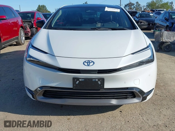 2023 Toyota Prius LE with VIN JTDACAAU2P3000206, listed as a IAAI auction lot 41842052 with 36,490 mi miles. Bid and sale history available at carsss.com. Image 12.