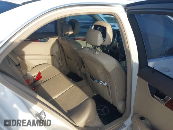 2011 Mercedes-Benz C with VIN WDDGF5EB2BA462275, listed as a IAAI auction lot 41888905 with 173,778 mi miles. Bid and sale history available at carsss.com. Image 8.