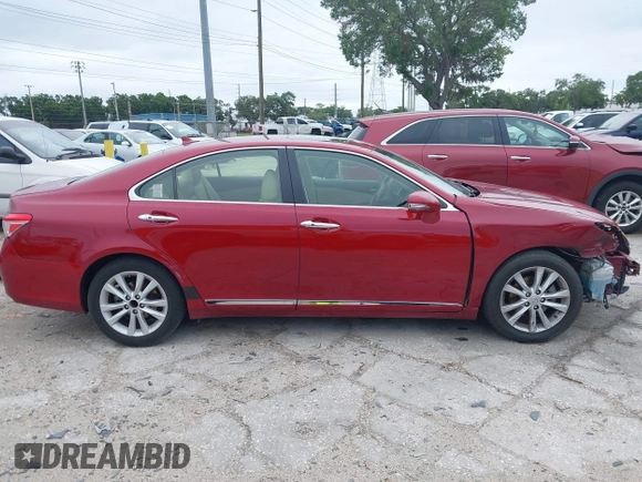 2012 Lexus ES with VIN JTHBK1EGXC2482627, listed as a IAAI auction lot 41883927 with 90,707 mi miles. Bid and sale history available at carsss.com. Image 14.