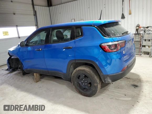 2018 Jeep Compass Sport z VIN 3C4NJDAB9JT480473, wystawiony jako Copart lot #86115104 z przebiegiem 172 171 mil mil oraz Szkoda całkowita • Salvage title. Historia ofert i sprzedaży dostępna na DreamBid. Obrazek 2.