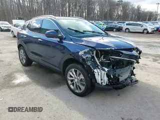 2023 Buick Encore GX Essence with VIN KL4MMGSL6PB096196, listed as a Copart auction lot 43538065 with 14,523 mi miles and Salvage title. Bid and sale history available at DreamBid. Image 14.