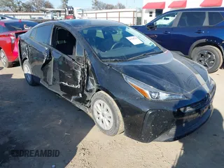 2020 Toyota Prius L Eco with VIN JTDKARFU1L3114502, listed as a IAAI auction lot 41134750 with 62,222 mi miles and . Bid and sale history available at DreamBid. Image 1.