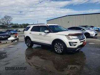 2016 Ford Explorer Platinum with VIN 1FM5K8HT9GGA74334, listed as a Copart auction lot 46242485 with 118,728 mi miles and Salvage Title. Bid and sale history available at DreamBid. Image 15.
