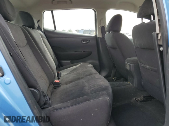 2013 Nissan LEAF SV with VIN 1N4AZ0CP0DC418510, listed as a Copart auction lot 56605165 with 101,509 mi miles and Salvage title. Bid and sale history available at DreamBid. Image 10.